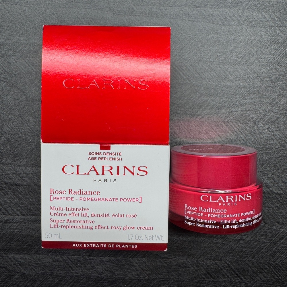 Clarins Rose Radiance Lift Replenishing Effect Rosy Glow Cream 50ml NIB Sealed